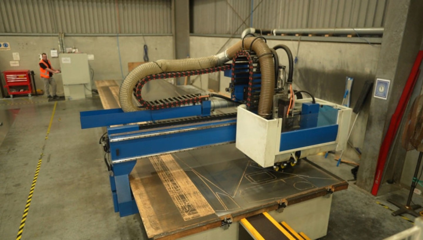 cnc router cutting aluminium altus industrial